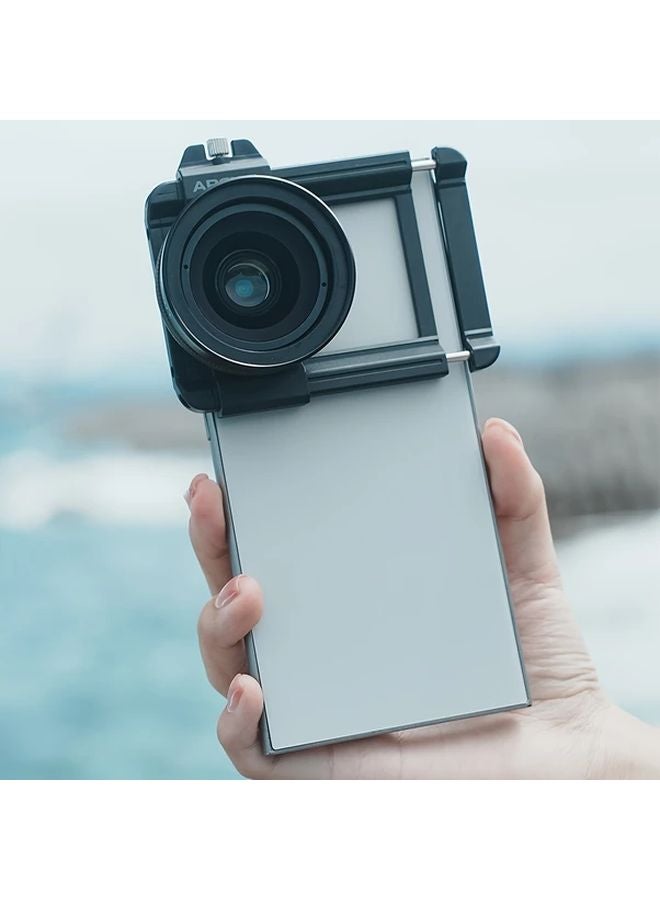 Apexel 2in1 عدسة تكبير ماكرو فتحة عدسة F1 05 مع مرشح CPL أسود للهواتف الذكية - Image 1